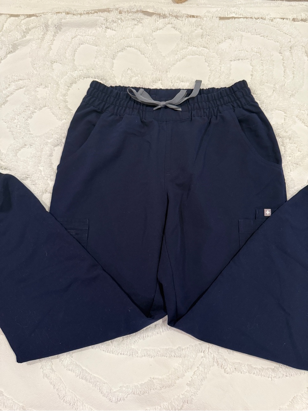 Figs Navy Drawstring Women's Joggers navy